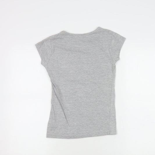 Trespass Girls Grey T-Shirt, Short Sleeve, 9-10 Years
