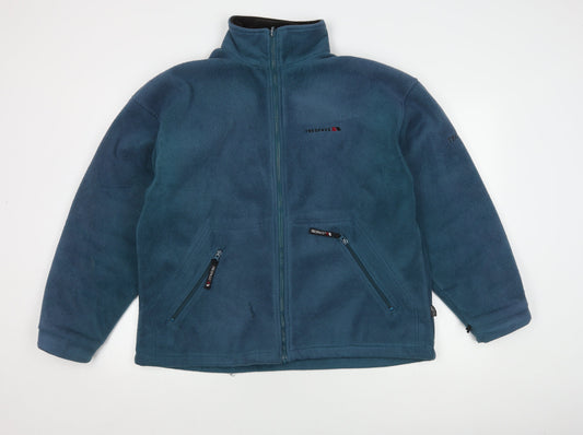 Trespass Men's Blue Fleece Jacket, Medium, Breathable