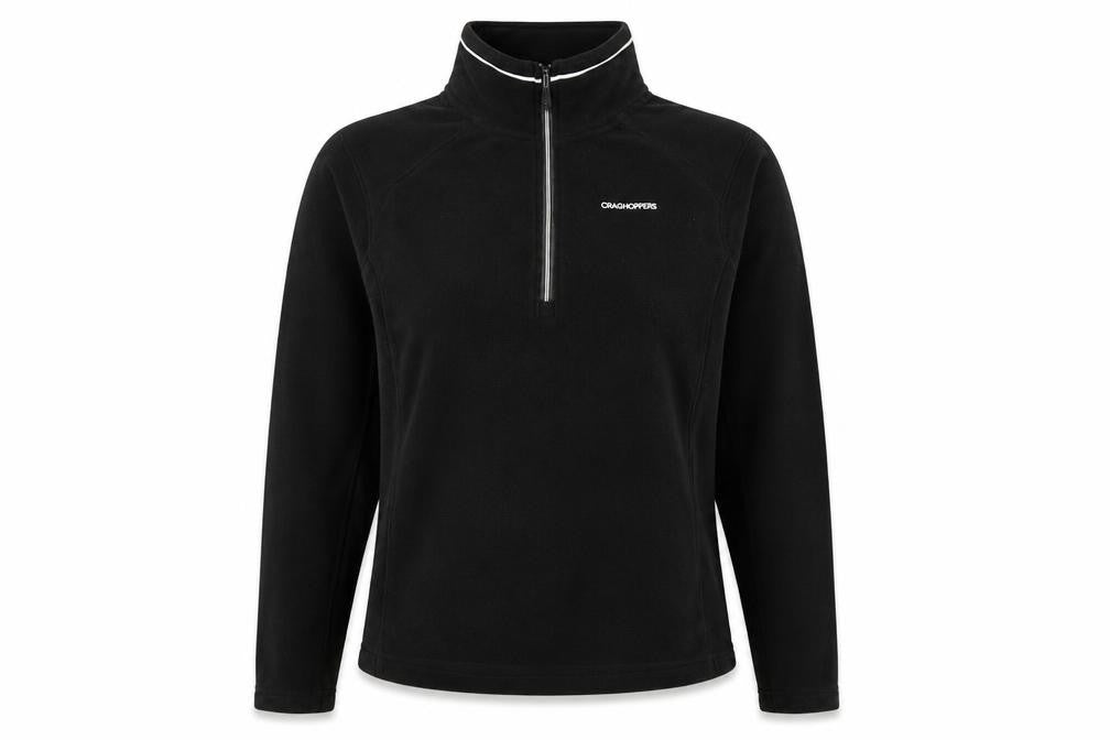 Unisex Adults UK 20 Regular Craghoppers Black Pullover Sweatshirt