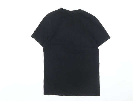 Marvel Men’s Black Comic T-Shirt, S, Short Sleeve Cotton