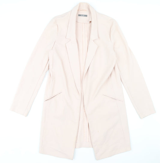 South Women's Beige Coat Size 10 Regular Mid-Length Casual