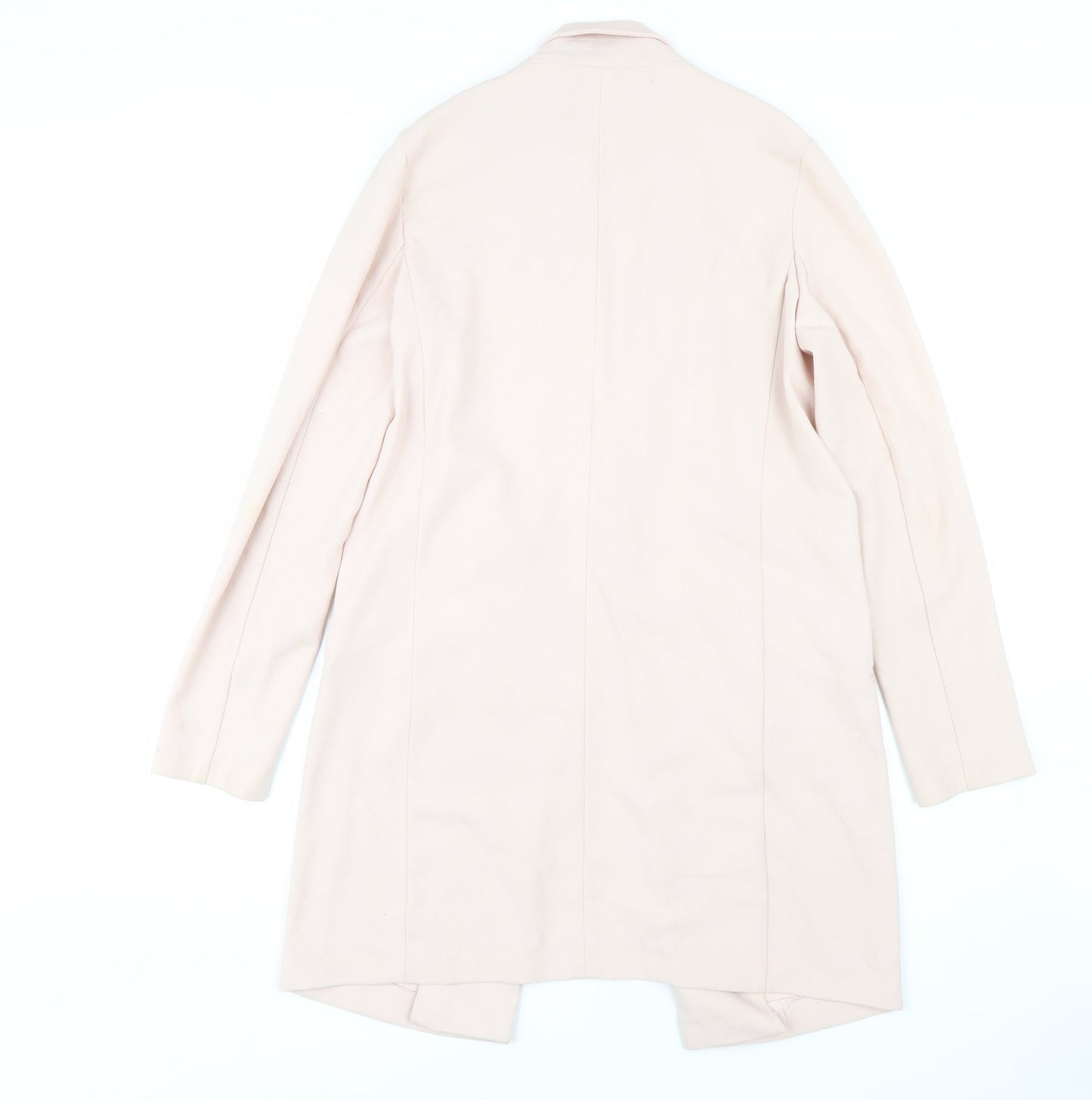 South Women's Beige Coat Size 10 Regular Mid-Length Casual