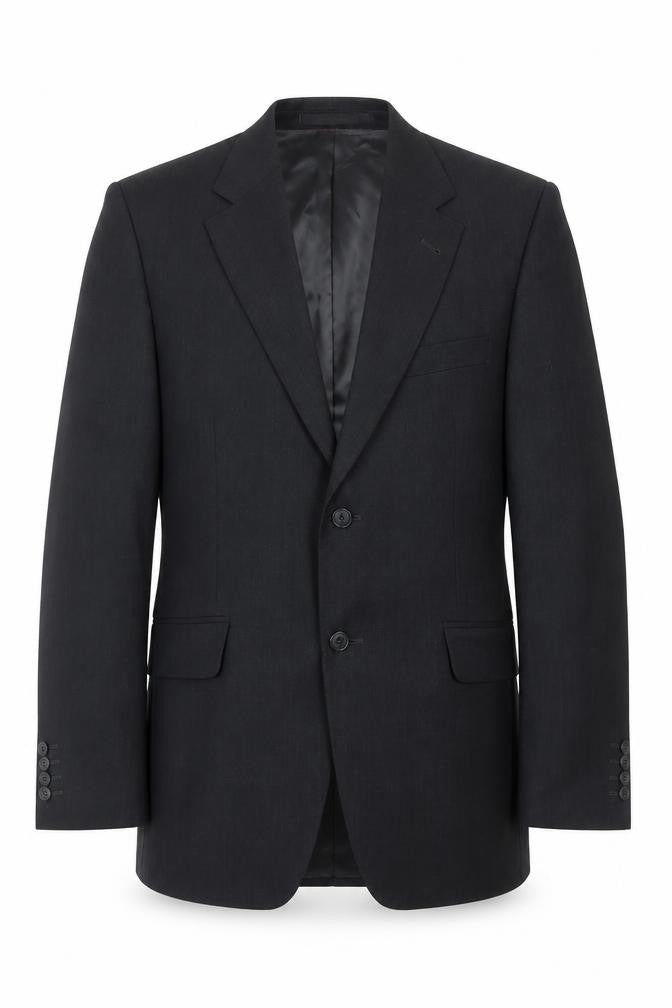 Mens 44 Chest Regular Jeff Banks Grey Two-Button Blazer