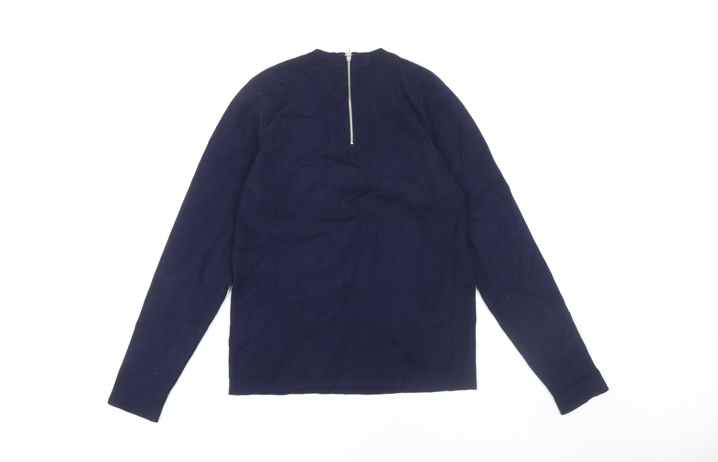 John Lewis Women's Blue Full Zip Jumper, Size 14