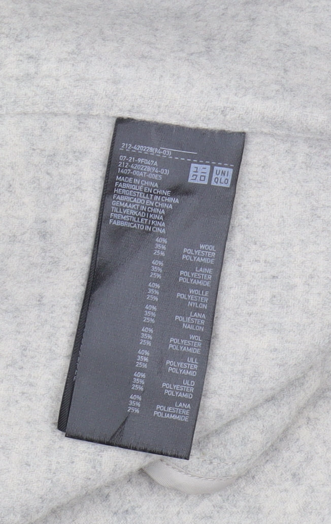 Uniqlo Women's Beige Long Overcoat 2XS