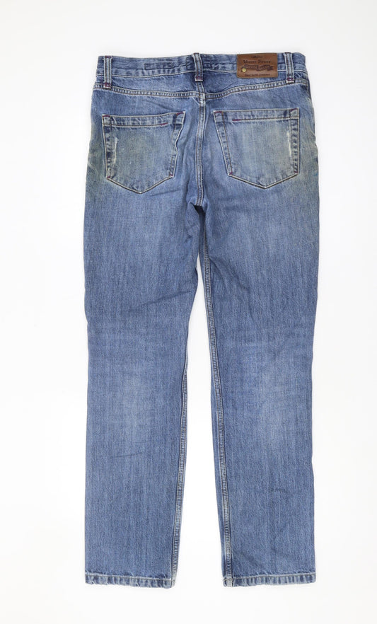 White Stuff Men's Blue Denim Jeans Size 32 Comfortable Fit