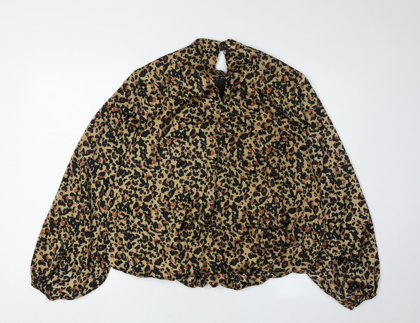 Blue Vanilla Women's Animal Print Blouse, M, Multicoloured