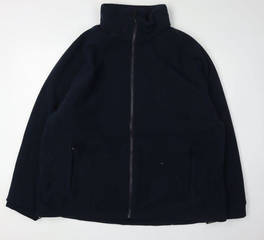 Regatta Men's 3XL Blue Fleece Jacket Stand-Up Collar