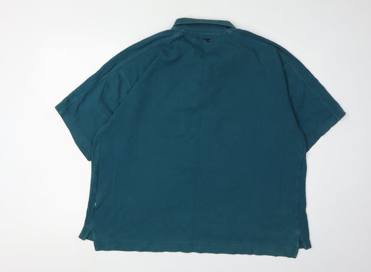 Diadora Men's Blue XL Polo Shirt Short Sleeve
