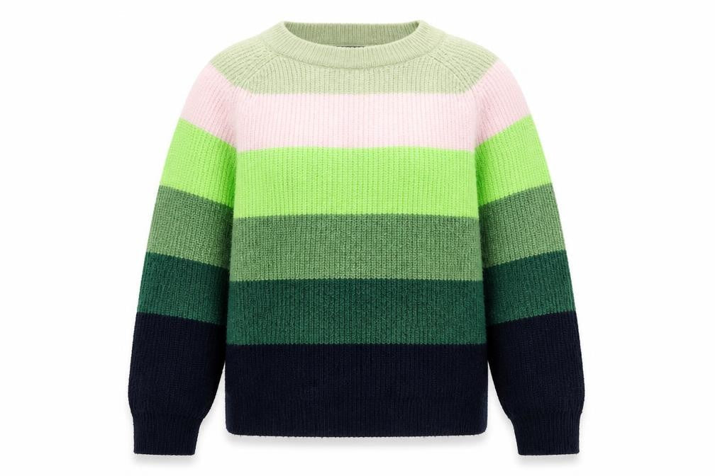 Marks and Spencer Women's Multicoloured Striped Pullover Jumper - Size S