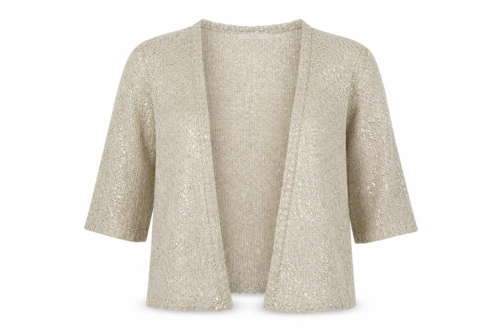 Marks and Spencer Women's Beige Cardigan Size 10