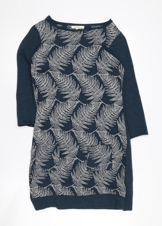 White Stuff Women’s Blue Floral Dress - Size 8