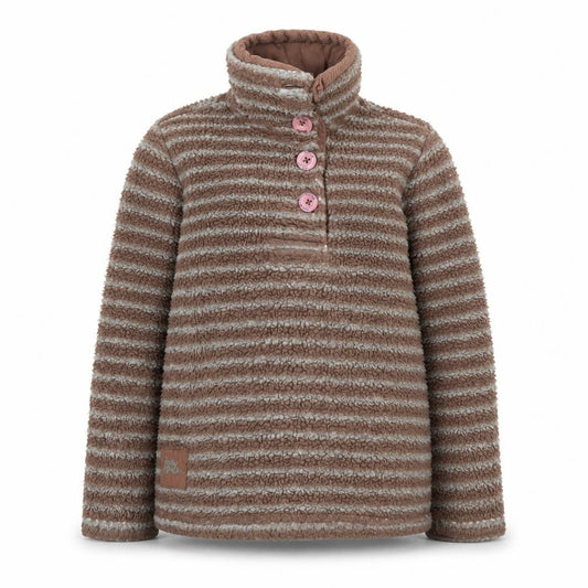 Joules Girls Brown Striped Sweatshirt, 5Y, Autumn/Winter