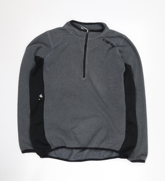 Tog 24 Men's Grey 1/4 Zip Sweatshirt - Good Condition