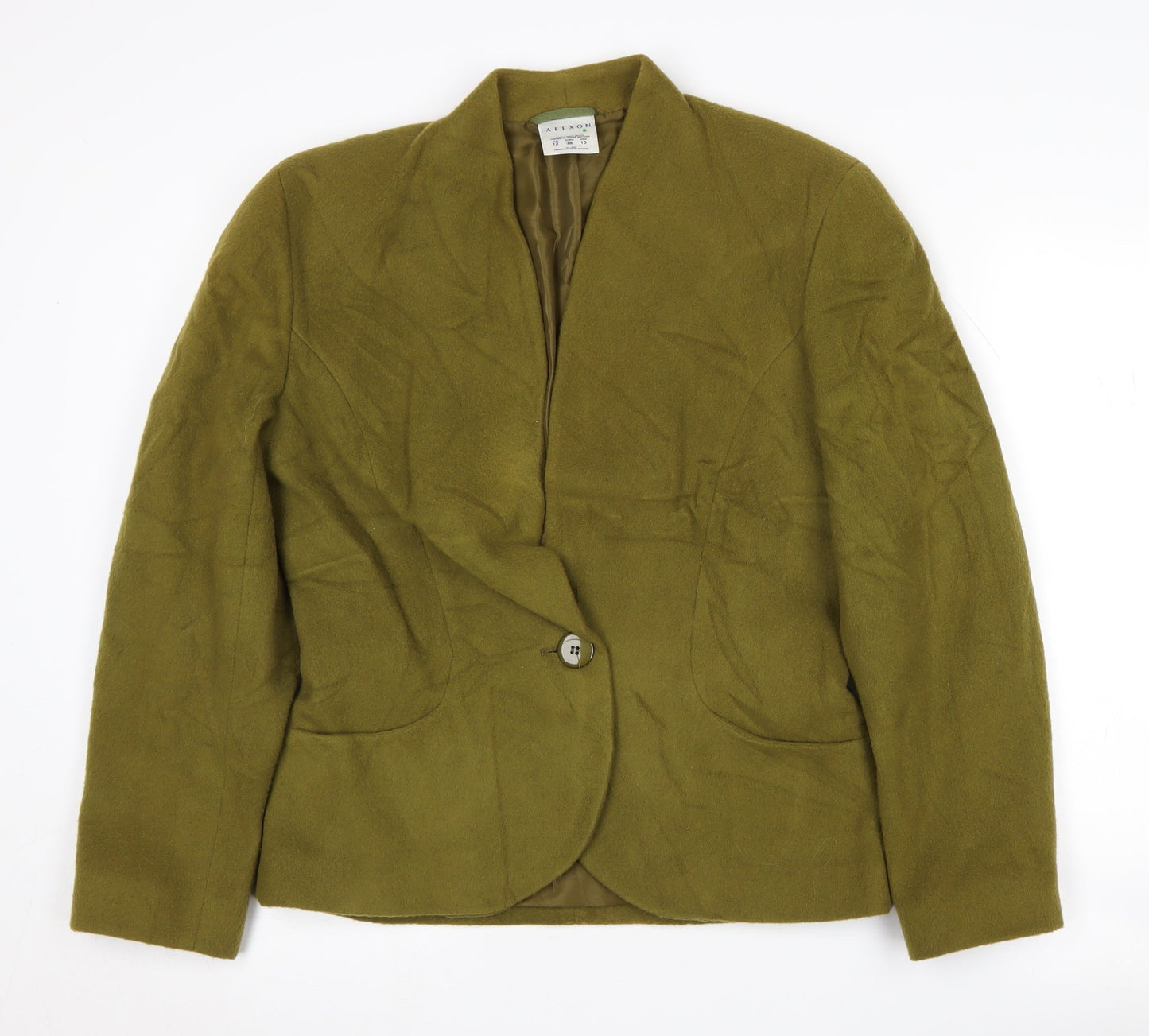 Alexon Women's Green Blazer Jacket UK Size 12