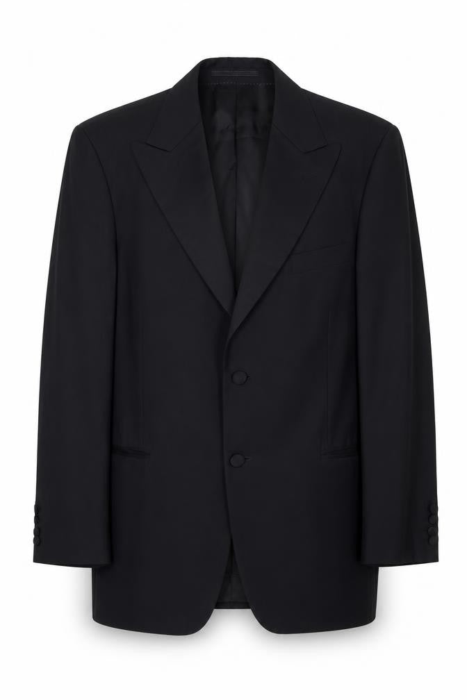 Mens 40 Chest Regular Austin Reed Black Two-Button Blazer