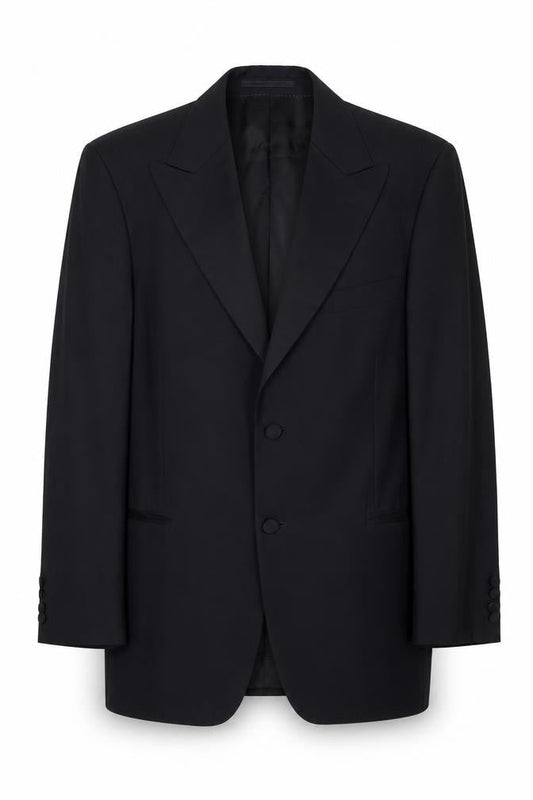 Mens 40 Chest Regular Austin Reed Black Two-Button Blazer