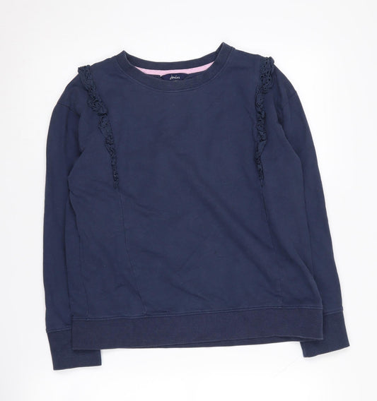 Joules Women's Blue Pullover Sweatshirt Size 10