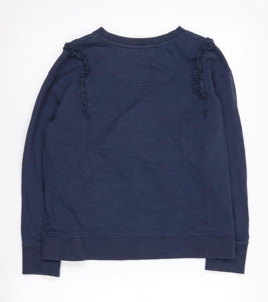 Joules Women's Blue Pullover Sweatshirt Size 10
