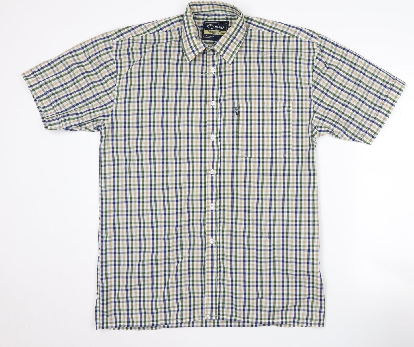 Champion Men's Multicoloured Check Shirt M