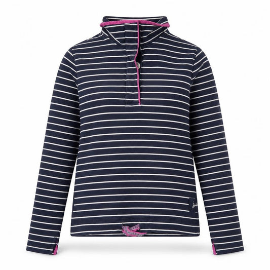 Womens UK XS Regular Joules Multicoloured Henley Sweatshirt