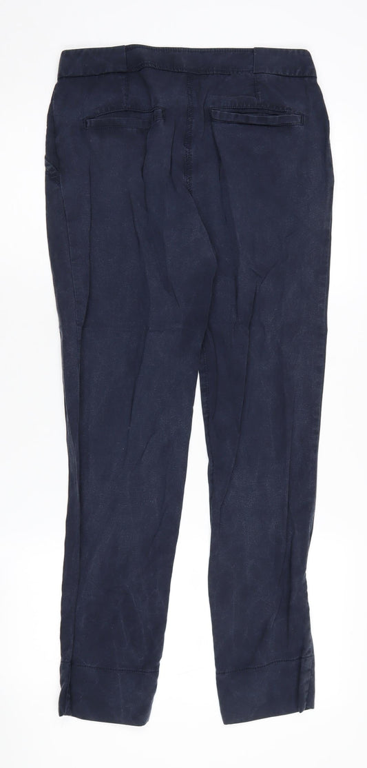 Jigsaw Women's Blue Trousers Size 8 with Pockets