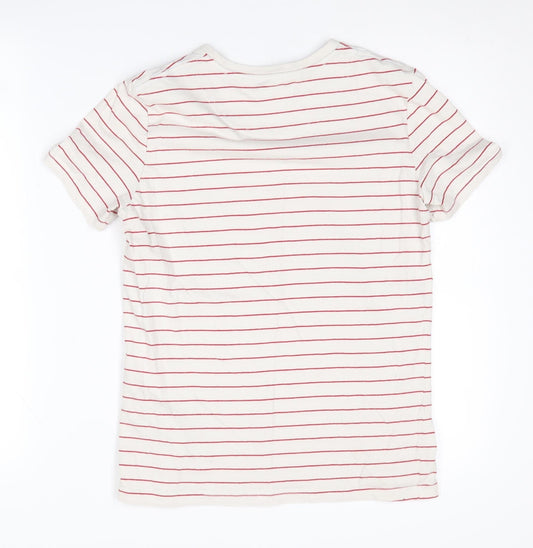 Henri Lloyd Boys White Striped T-Shirt, Size 14-15 Years