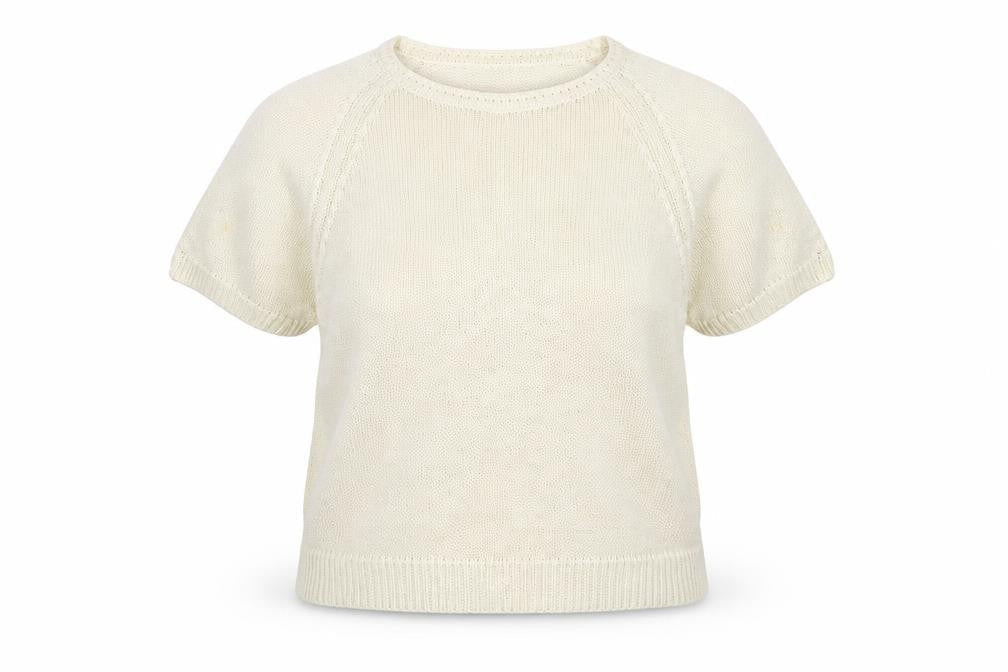 Womens UK XL Regular Laura Ashley Ivory Pullover Tight-Knit