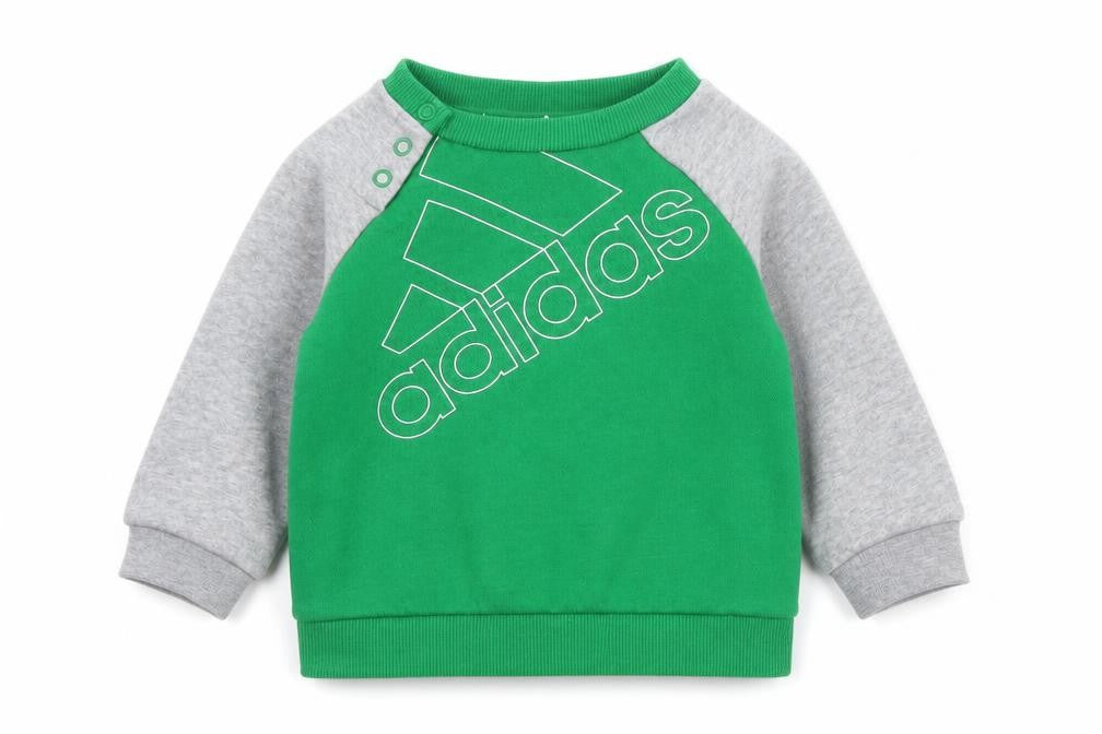 Adidas Unisex Baby Jumper Green 3-6M Pullover Style
