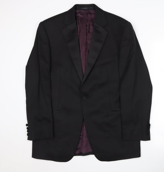 Pierre Cardin Men's Black Tuxedo Blazer, 40R, Formal Coat