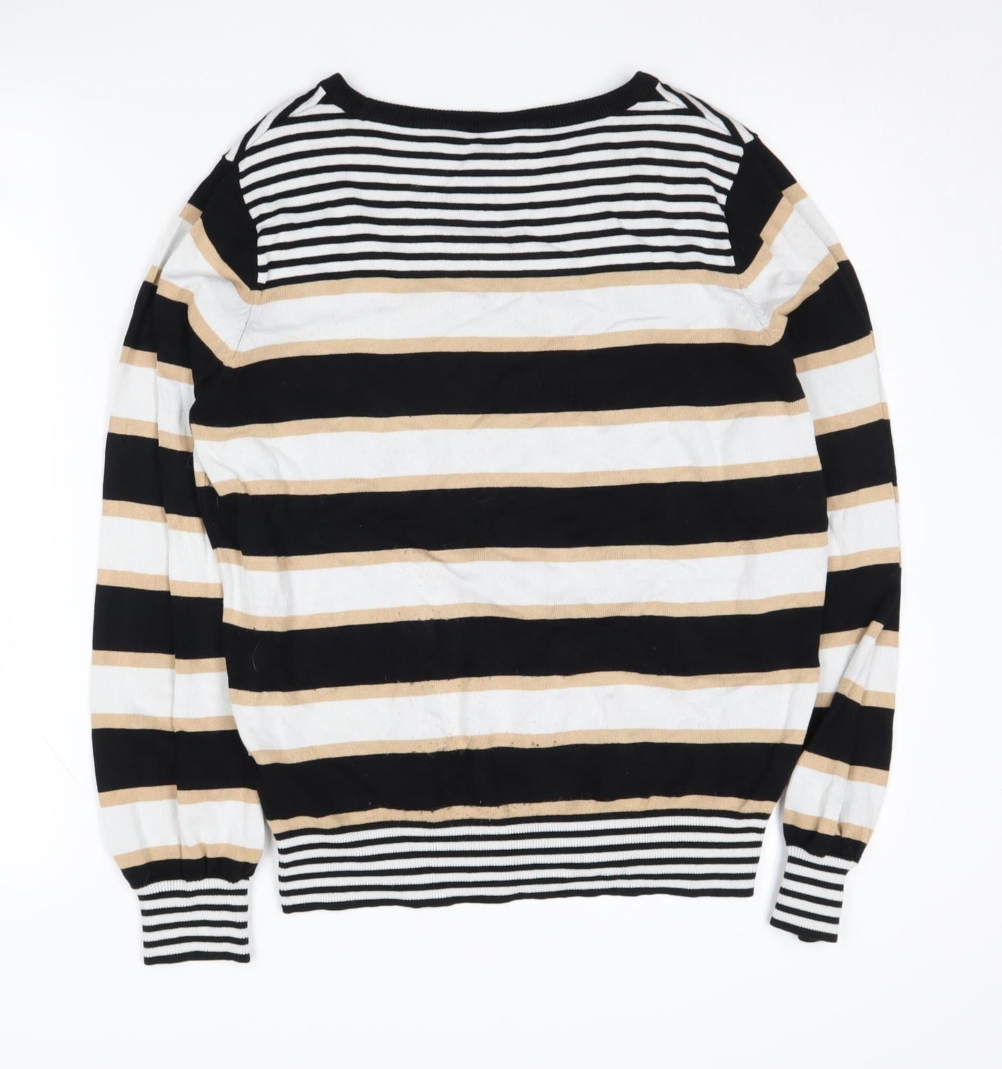Principles Women's Multicolour Striped Pullover - Size 14