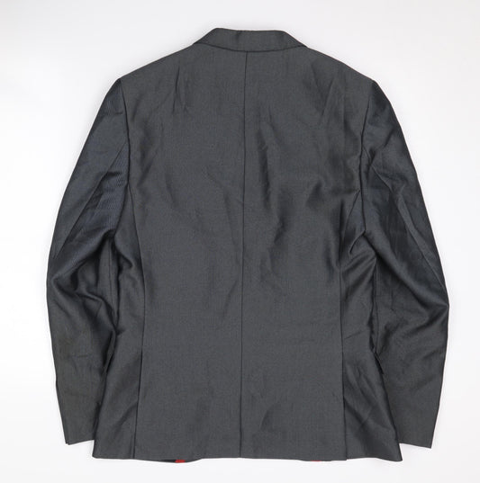 Ventuno 21 Men's Grey 38 Regular Fit Blazer/Jacket