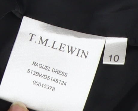 T.M. Lewin Women's Black Sheath Dress Size 10