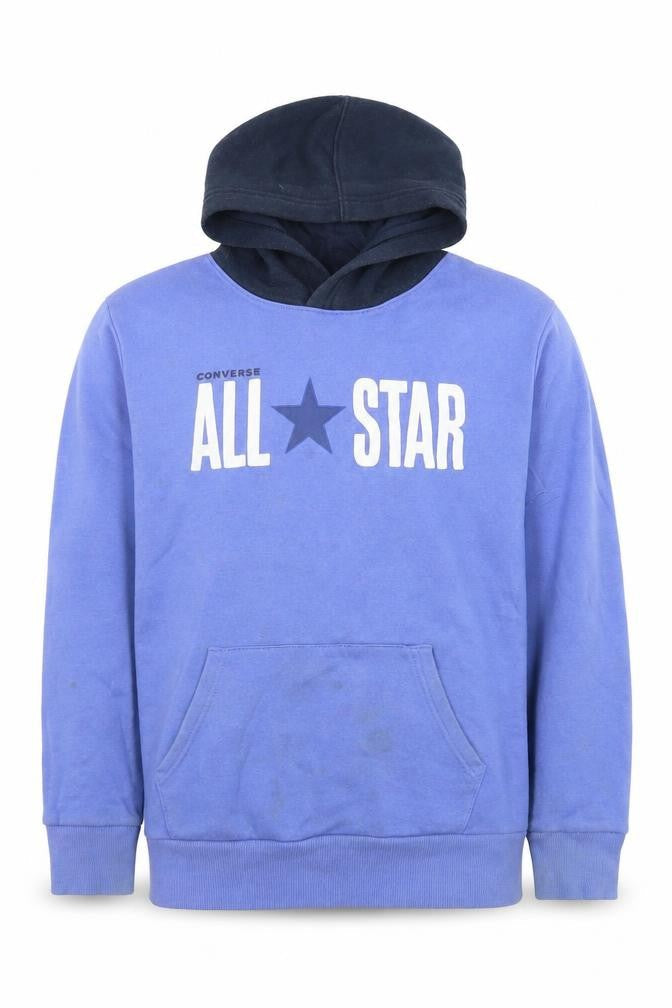Converse Boys Blue Hoodie L - All Star Graphic Design
