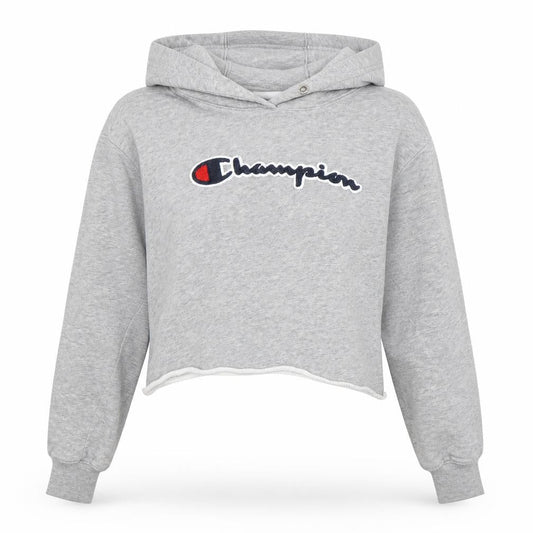 Womens UK S Regular Champion Grey Pullover Hoodie