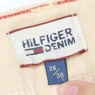 Tommy Hilfiger Women's Beige Straight Jeans 26/30