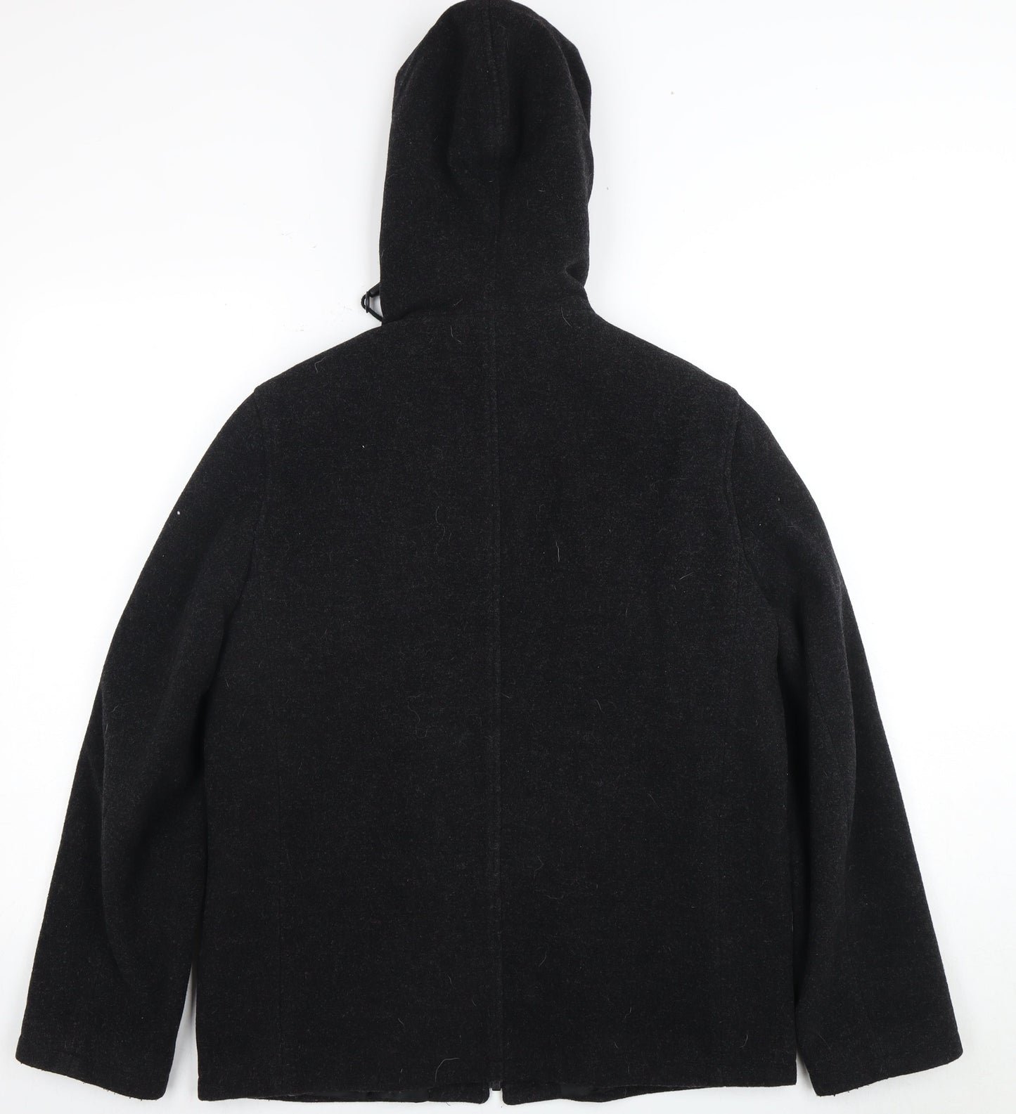 Laura Ashley Women's Black Hooded Jacket M
