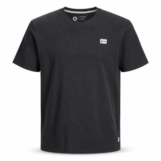 Mens UK Size M JACK & JONES Black  Cotton T-Shirt