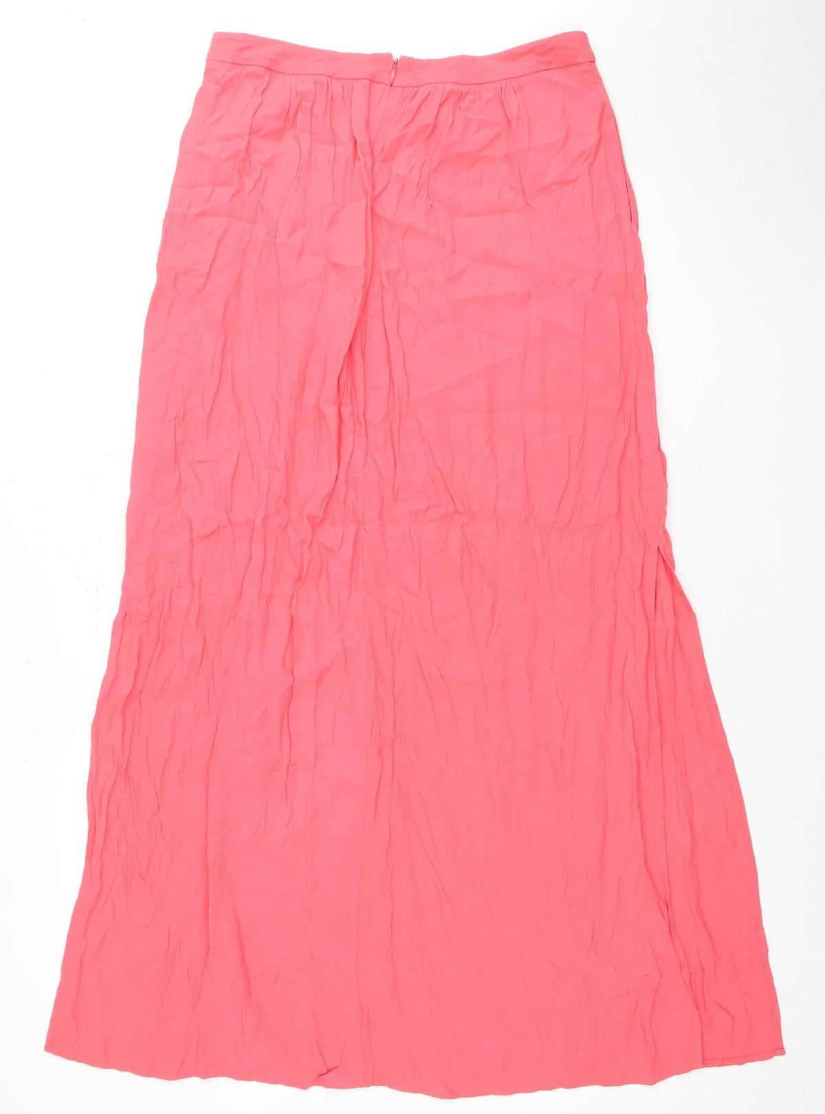 Back view of Vera Moda Women's Pink A-Line Midi Skirt, size 10