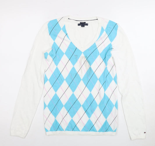 Tommy Hilfiger Women's Argyle Pullover Jumper S