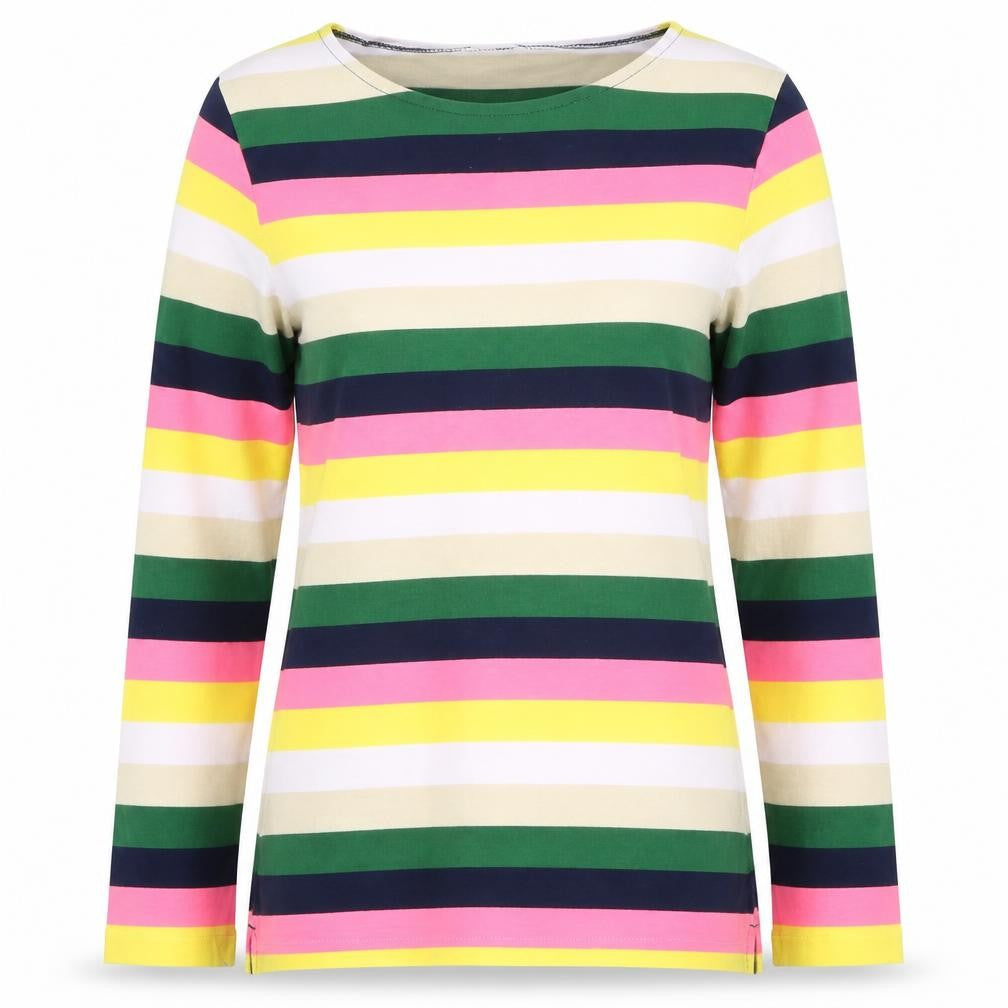 Womens UK Size S J.CREW Multicoloured 100% Cotton T-Shirt