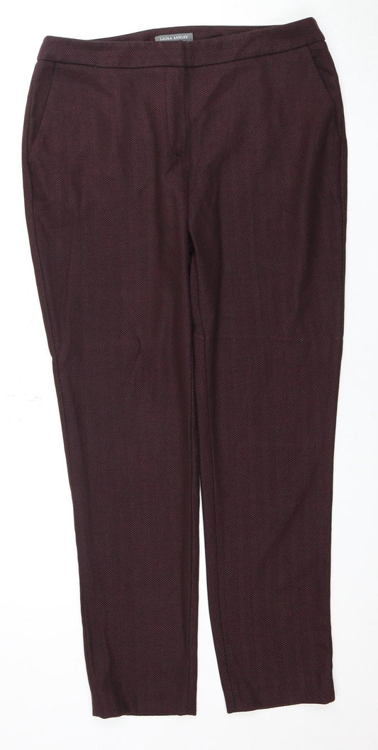 Laura Ashley Women's Multicoloured Trousers Size 12