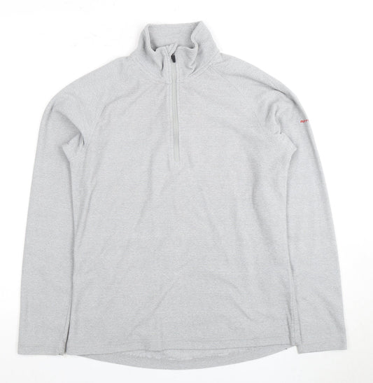 Trespass Grey Pullover Unisex Sweatshirt, Size 6, High Neck
