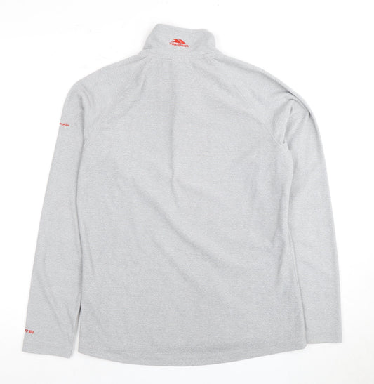 Trespass Grey Pullover Unisex Sweatshirt, Size 6, High Neck