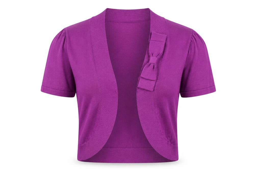 Womens UK 12  Laura Ashley Purple Shrug
