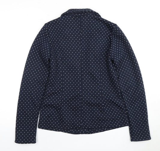 Kew Women's Blue Polka Dot Blazer XS
