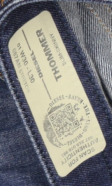 Diesel Thommer Men's Blue Skinny Jeans Size 30