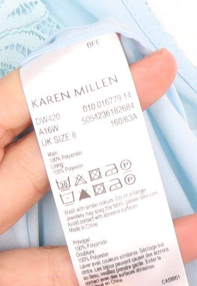 Karen Millen Blue Women’s Size 8 Sleeveless Dress