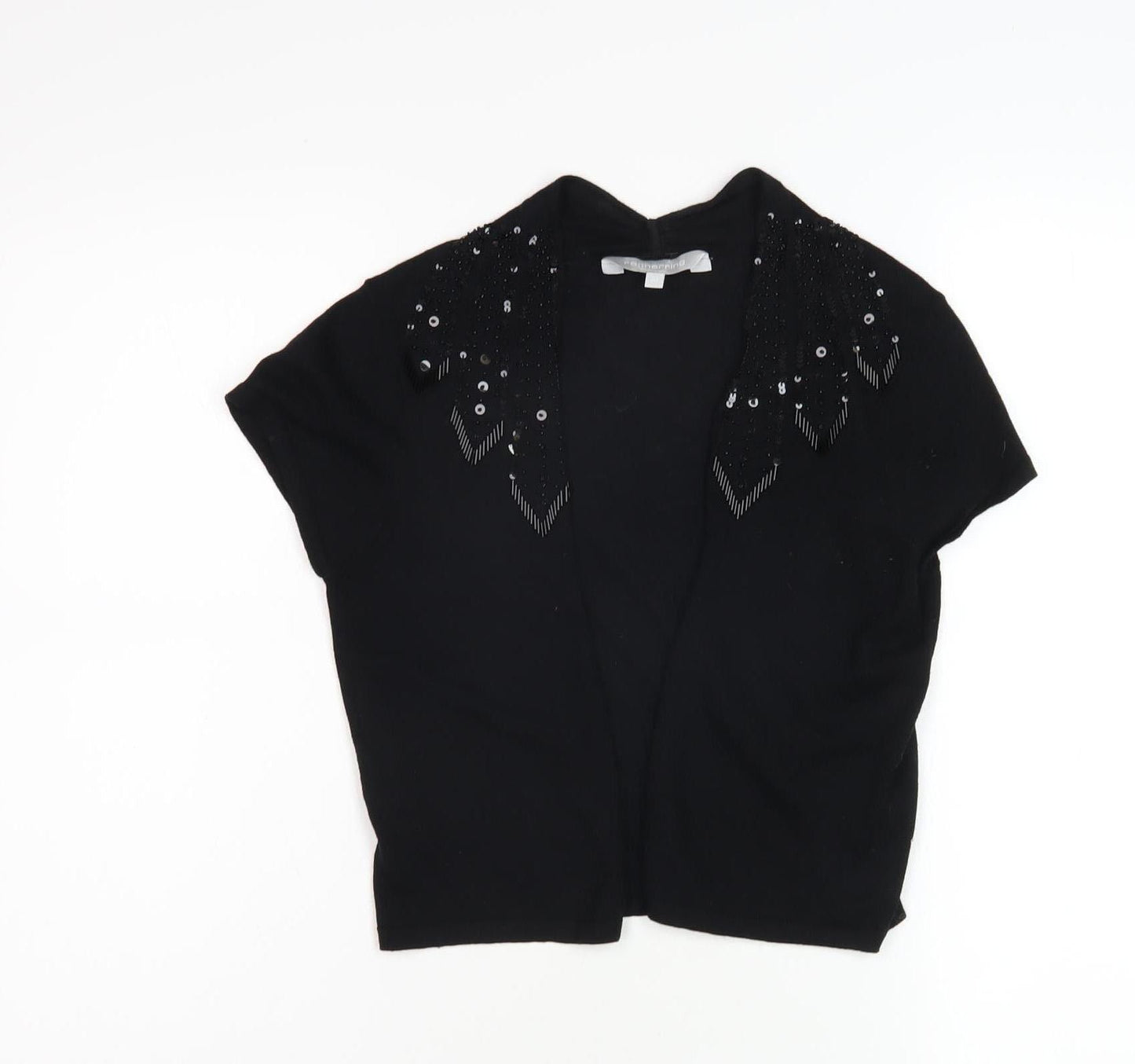 Redherring Women's Black Sequin Shrug Size 10