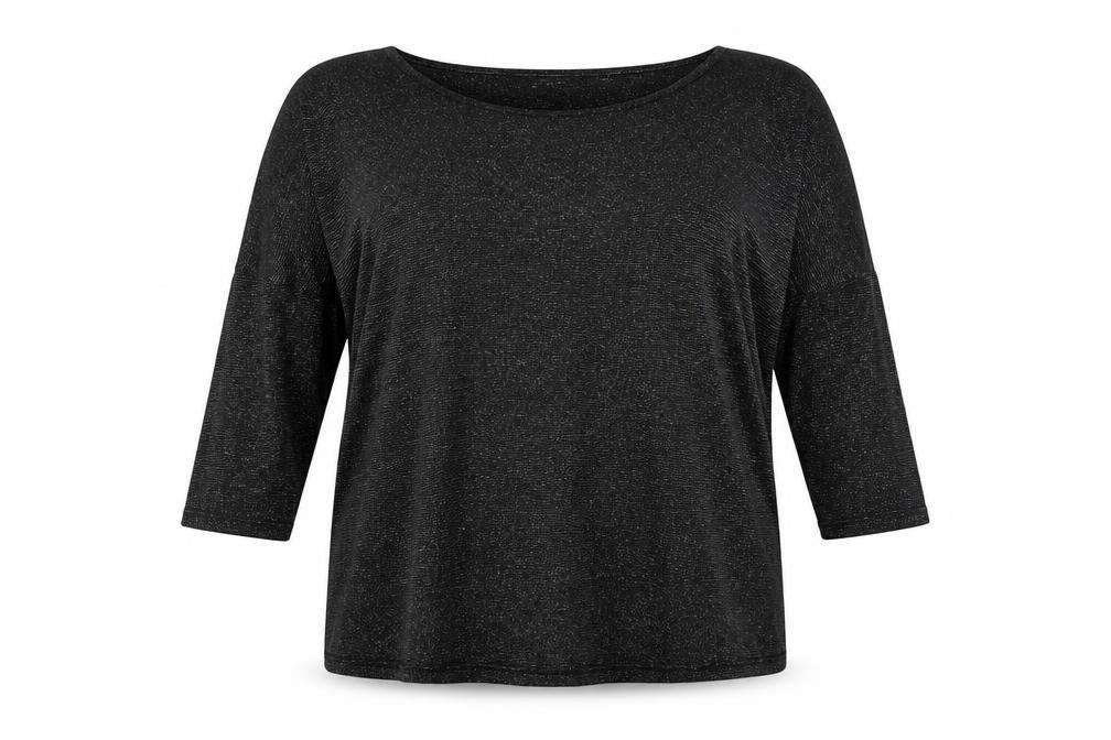 Marks and Spencer Women's Black 3/4 Sleeve Top Size 16